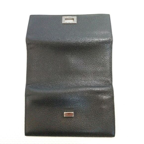 Authentic GUCCI Long Black Leather Wallet in Excellent Condition - Picture 2 of 9